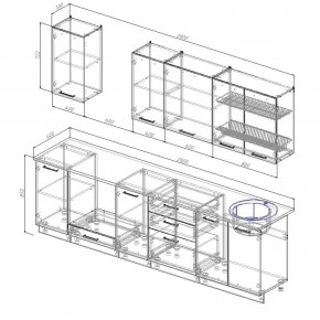 Кухонный гарнитур Лада 2800 в Сухом Логу - suhoj-log.mebel-e96.ru