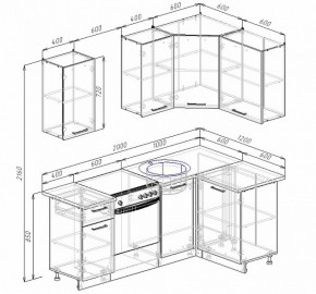 Кухонный гарнитур угловой Бланка 2000х1200 в Сухом Логу - suhoj-log.mebel-e96.ru