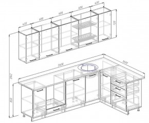 Кухонный гарнитур угловой Жемчуг 2600х1600 в Сухом Логу - suhoj-log.mebel-e96.ru