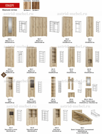 Шкаф 1800 мм Квадро-17 (4-х створчатый) (АстридМ) в Сухом Логу - suhoj-log.mebel-e96.ru