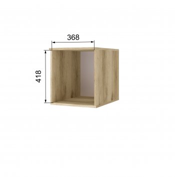 Пенал 400 мм Лагуна с антресолью делано/белый (Текс) в Сухом Логу - suhoj-log.mebel-e96.ru