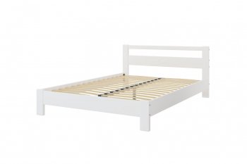 Кровать из массива Лана Белый Античный (БМ) в Сухом Логу - suhoj-log.mebel-e96.ru