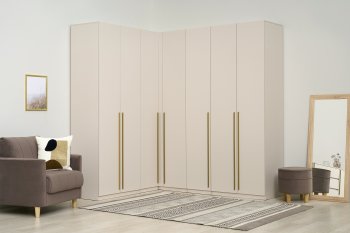 Гардеробная/шкаф 2200*1706 мм Ларго №3 Кашемир (Миф) в Сухом Логу - suhoj-log.mebel-e96.ru