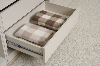 Гардеробная/шкаф 3200 мм Ларго №2 открытая Кашемир (Миф) в Сухом Логу - suhoj-log.mebel-e96.ru