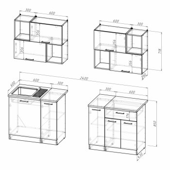 Кухонный гарнитур Лариса макси 5 1800 мм (Герда) в Сухом Логу - suhoj-log.mebel-e96.ru