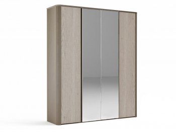 Шкаф 1950 мм 4-х дверный Лацио  (СБК) в Сухом Логу - suhoj-log.mebel-e96.ru
