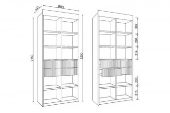 Набор детской мебели Лавис модульный белый софт (ДСВ) в Сухом Логу - suhoj-log.mebel-e96.ru