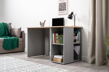 Стол письменный Лайт 12.163. серый (Моби) в Сухом Логу - suhoj-log.mebel-e96.ru