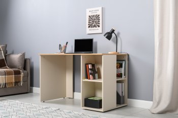 Стол письменный Лайт 12.163. сатин (Моби) в Сухом Логу - suhoj-log.mebel-e96.ru