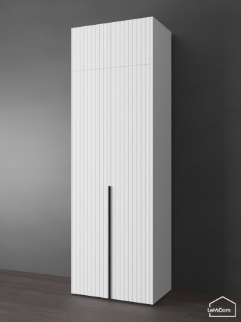 Шкаф с антресолью 800 мм Linnea MHR-2A-2 2450х800х510 (Белый-М 11.1.2) в Сухом Логу - suhoj-log.mebel-e96.ru
