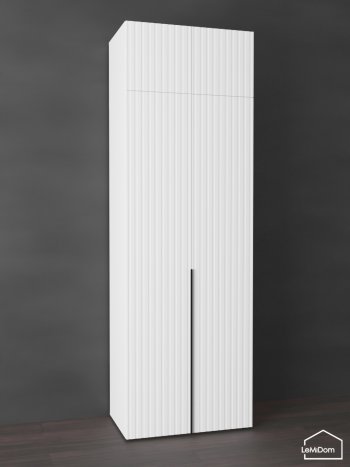 Шкаф с антресолью 800 мм Linnea MHR-2A-1 2450х800х510 (Белый-М 11.1.1) в Сухом Логу - suhoj-log.mebel-e96.ru