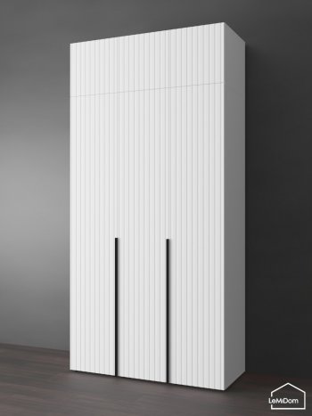 Шкаф с антресолью 1200 мм Linnea MHR-3A-1 2450х1200х510 (Белый-М 11.1.2) в Сухом Логу - suhoj-log.mebel-e96.ru