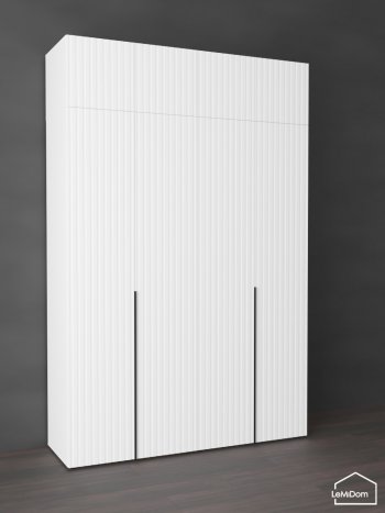 Шкаф с антресолью 1600 мм Linnea MHR-4A-1 2450х1600х510 (Белый-М 11.1.2) в Сухом Логу - suhoj-log.mebel-e96.ru