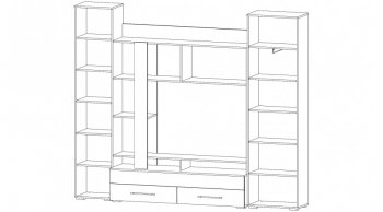 Стенка Леон (Лин) в Сухом Логу - suhoj-log.mebel-e96.ru