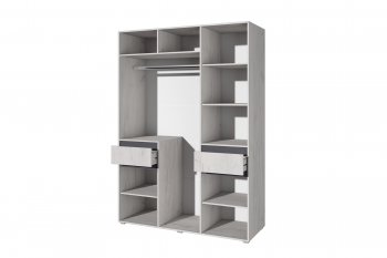 Спальный гарнитур Лиана графит, модульный (Зарон) в Сухом Логу - suhoj-log.mebel-e96.ru