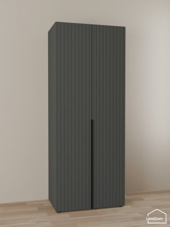 Шкаф Linnea MHR-2 2050х800х510 (Графит-М 11.1.25) в Сухом Логу - suhoj-log.mebel-e96.ru