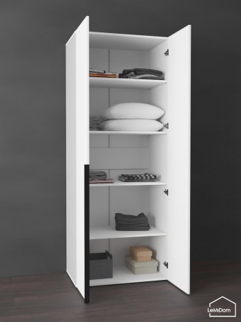 Шкаф Linnea MHR-2-2 2050х800х510 (Белый-М 11.1.1) в Сухом Логу - suhoj-log.mebel-e96.ru