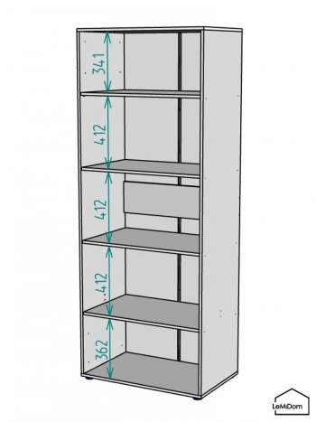 Шкаф Linnea MHR-2-2 2050х800х510 (ДВ-М 11.1.25) в Сухом Логу - suhoj-log.mebel-e96.ru