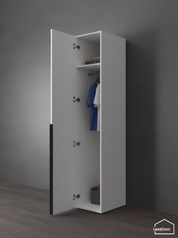 Шкаф Linnea MHR-1 2050х400х510 (Белый-М 11.1.2) в Сухом Логу - suhoj-log.mebel-e96.ru