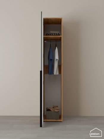 Шкаф Linnea MHR-1 2050х400х510 (ДВ-М 11.1.25) в Сухом Логу - suhoj-log.mebel-e96.ru