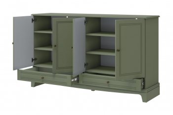 Комод 4 двери 2ящ. Лорето, зеленый самшит (БМ) в Сухом Логу - suhoj-log.mebel-e96.ru