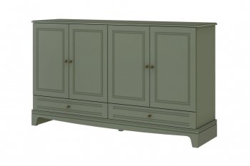 Комод 4 двери 2ящ. Лорето, зеленый самшит (БМ) в Сухом Логу - suhoj-log.mebel-e96.ru | фото
