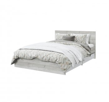 Кровать с ящиками Лори дуб серый (МЛК) в Сухом Логу - suhoj-log.mebel-e96.ru | фото
