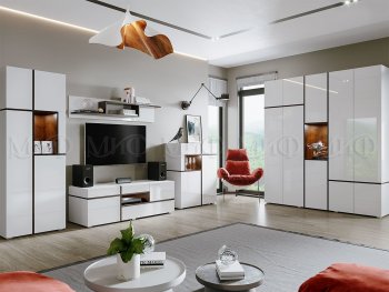 Стенка Мадера модульная (Миф) в Сухом Логу - suhoj-log.mebel-e96.ru