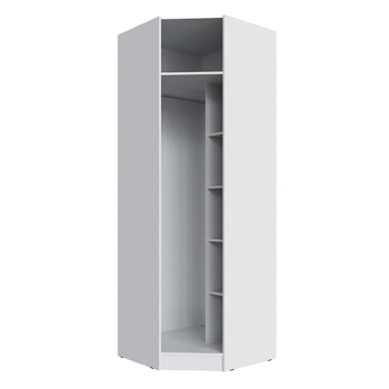 Угловой шкаф Мадрид белый (Текс) в Сухом Логу - suhoj-log.mebel-e96.ru