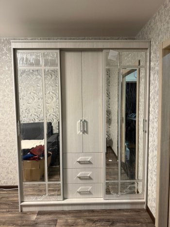 Шкаф-купе Маэстро 1700 мм (Ясень белый) (БТС) в Сухом Логу - suhoj-log.mebel-e96.ru