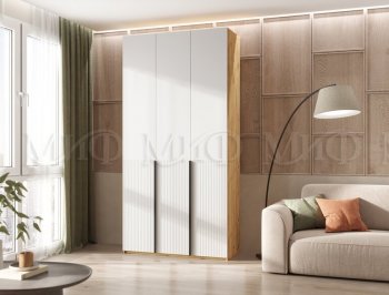 Шкаф 1200 мм Марвэл крафт/белый (Миф) в Сухом Логу - suhoj-log.mebel-e96.ru