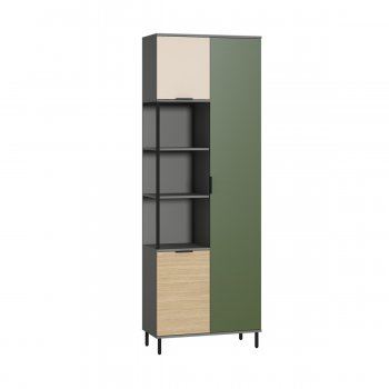 Шкаф комбинированный Марвэл 13.22 сер (Моби) в Сухом Логу - suhoj-log.mebel-e96.ru