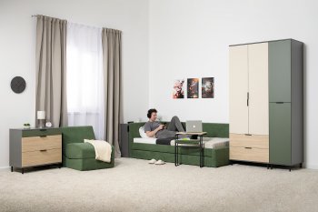 Набор детской мебели Марвэл модульный, сер. (Моби) в Сухом Логу - suhoj-log.mebel-e96.ru