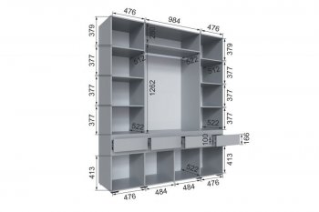 Шкаф 2000 мм Мерида серый камень/графит (Микон) в Сухом Логу - suhoj-log.mebel-e96.ru