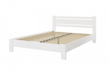 Кровать из массива Милс белый античный (БМ) в Сухом Логу - suhoj-log.mebel-e96.ru
