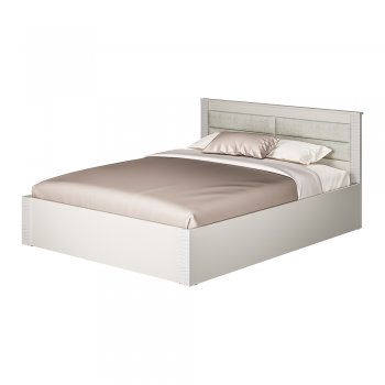 Кровать двуспальная Монако КР-16 кашемир (БТС) в Сухом Логу - suhoj-log.mebel-e96.ru