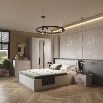 Спальный гарнитур Монако Кашемир (модульный) (БТС) в Сухом Логу - suhoj-log.mebel-e96.ru