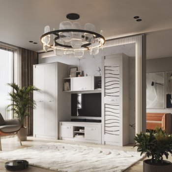 Стенка Монако Кашемир комп.3 (модульная) (БТС) в Сухом Логу - suhoj-log.mebel-e96.ru