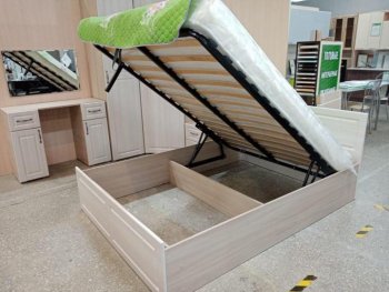 Кровать с подъемным механизмом Монако (Эко) в Сухом Логу - suhoj-log.mebel-e96.ru