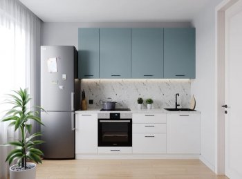 Кухонный гарнитур Ниагара 2200 мм МДФ/ЛДСП (Санвут) в Сухом Логу - suhoj-log.mebel-e96.ru