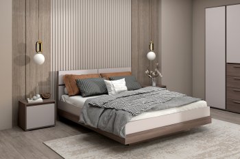Спальный гарнитур Ника, модульный (Зарон) в Сухом Логу - suhoj-log.mebel-e96.ru