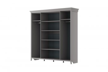 Шкаф распашной 2160 мм ШР-4 Никеа антрацит (БМ) в Сухом Логу - suhoj-log.mebel-e96.ru