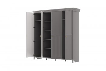 Шкаф распашной 2160 мм ШР-4 Никеа антрацит (БМ) в Сухом Логу - suhoj-log.mebel-e96.ru