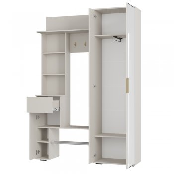 Прихожая Ницца ПР-04 Кашемир (БТС) в Сухом Логу - suhoj-log.mebel-e96.ru