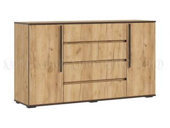 Комод 2 двери 4 ящика (1600) Норд, крафт (Миф) в Сухом Логу - suhoj-log.mebel-e96.ru