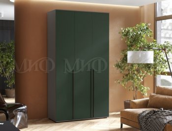 Шкаф 1200 мм 3-х ств. Норд графит/изумруд (Миф) в Сухом Логу - suhoj-log.mebel-e96.ru