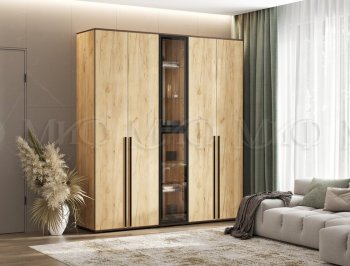 Шкаф Норд+ пенал со стеклом (Миф) в Сухом Логу - suhoj-log.mebel-e96.ru