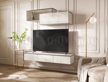 Стенка Норд-2 дуб крафт белый (Миф) в Сухом Логу - suhoj-log.mebel-e96.ru