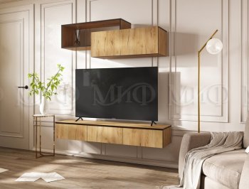 Стенка Норд-2 дуб крафт (Миф) в Сухом Логу - suhoj-log.mebel-e96.ru