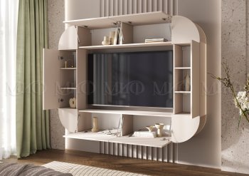 Стенка Норд (Зона ТВ), кашемир (Миф) в Сухом Логу - suhoj-log.mebel-e96.ru